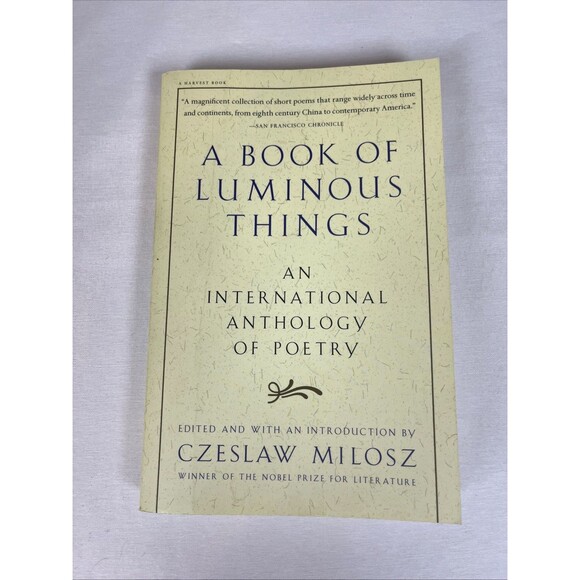 Book of Luminous Things : An International Anthology of Poetry by Czeslaw Milosz - Picture 1 of 4